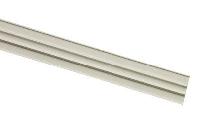 Screen Tight Screen Cap Track 1-1/2 in. W x 8 ft. L White Aluminum