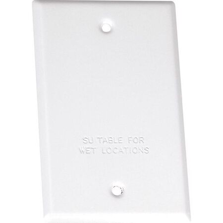 Sigma Engineered Solutions Rectangle Stamped Steel 1 gang 4.52 in. H X 2.77 in. W Flat Box Cover