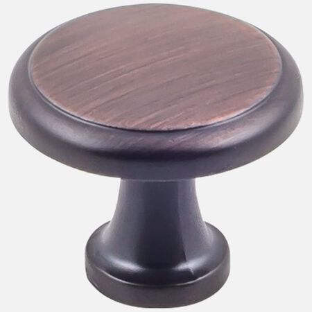 KasaWare 1-3/16 in Diameter Flat Round Knob with Step