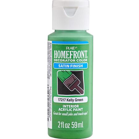 Homefront Satin Kelly Green Hobby Paint 2 oz