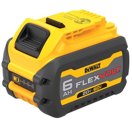 DeWalt 20V-60V MAX FLEXVOLT DCB606 6 Ah Lithium-Ion Battery 1 pc