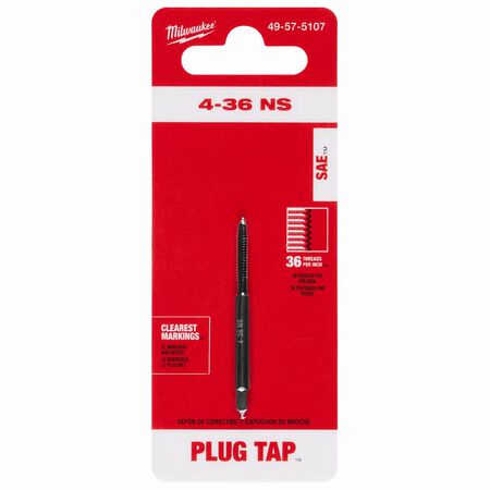 Milwaukee SAE 5/16-18 NC Straight Flute Plug Tap