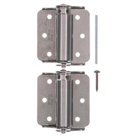 Ace 2-3/4 in. L Stainless Steel Adjustable Spring Hinge 2 pk