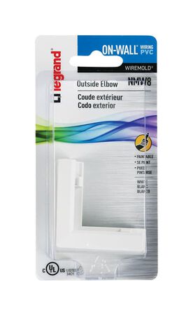 Legrand On-Wall 2 in. L Outside Elbow 1 pk