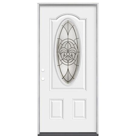 Door 3' LH 3/4 Oval Fleur de l