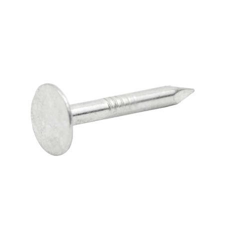 Grip-Rite 7/8 in. Roofing Electro-Galvanized Steel Nail Flat Head 1 lb 306 pk