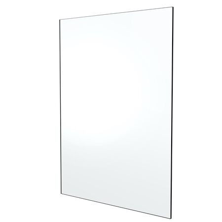 Plaskolite Optix Clear Single Acrylic Sheet 24 in. W X 48 in. L X .100 in.