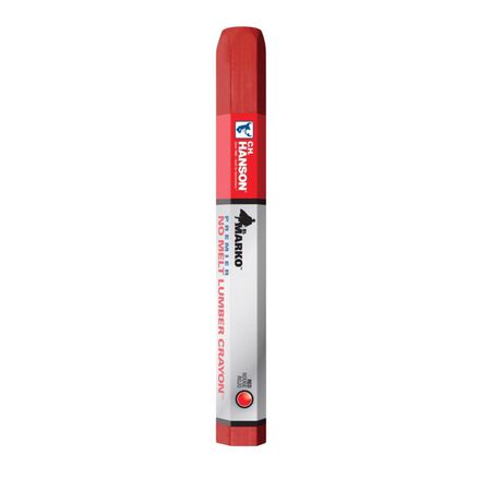 C.H. Hanson Premier No Melt 4.5 in. L Lumber Crayon Red 1 pc