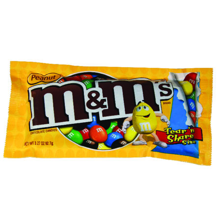 M&M's Peanut Chocolate Candies 3.27 oz
