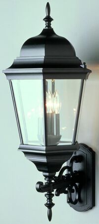 Trans Globe Three Light Up Lighting Large Outdoor Wall Sconce