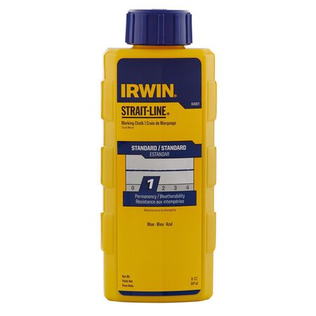 Irwin Strait-Line 8 oz Standard Marking Chalk Blue 1 pk