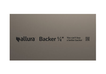 Allura 1/4 x 3' x 5' Fiber Cement Backer Board