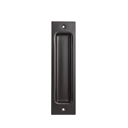 National Hardware 8 in. L Oil Rubbed Bronze Brown Steel Flush Pull