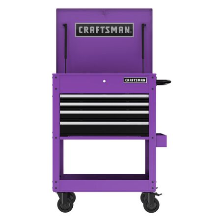 Craftsman 30 in. 5 drawer Metal Utility Cart Rolling Tool Cart 41.38 in. H X 22 in. D