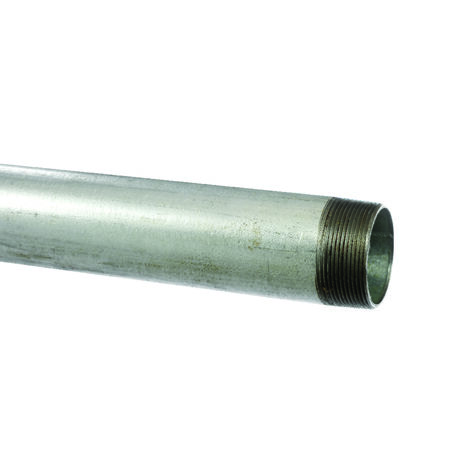 Merfish 3/4 in. Dia. x 10 ft. L Gray Galvanized Steel Pipe