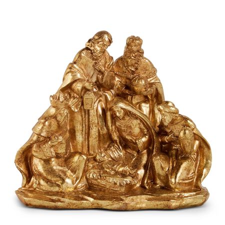 Raz 8.5 in. Gilded Nativity