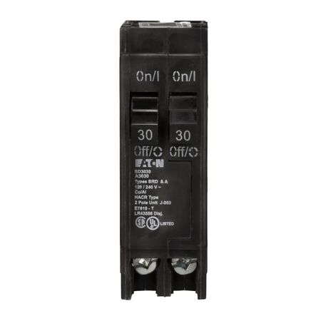 Eaton 30/30 amps Tandem 2-Pole Circuit Breaker