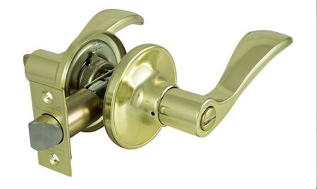 ProSource LYE701V-PS Privacy Lever, Zinc, Reversible Hand, 3 Grade