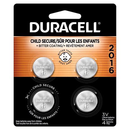 Duracell Lithium Coin DL2016/CR2016 3 V Security and Electronic Battery 1 pk