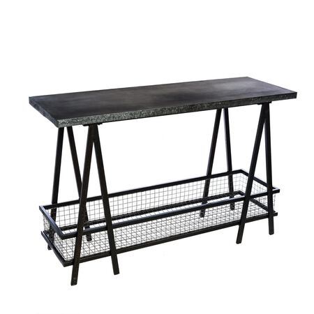 Galvanized Hall Table