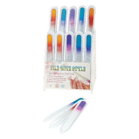 Diamond Visions Health and Beauty Nail File Glass 1 pk