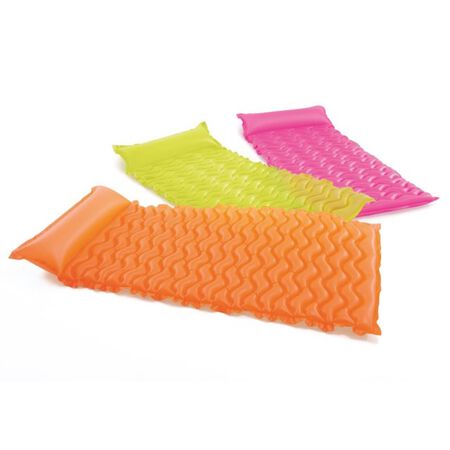 Intex Tote n' Float Wave Mat Assorted Vinyl Inflatable Mattress Pool Float