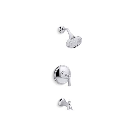 Kohler Elliston 1-Handle Polished Chrome Tub and Shower Faucet
