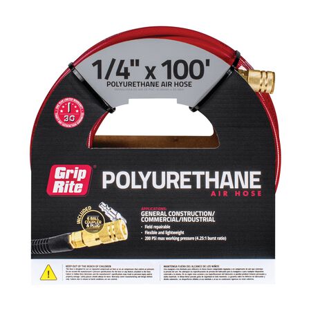 Grip-Rite Hose Air Red GR 1/4"X100'
