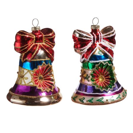 Raz 4.5 in. Vintage Bell Ornament