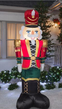 Morris Costumes Airblown Mixed Nutcracker - Large - Gemmy