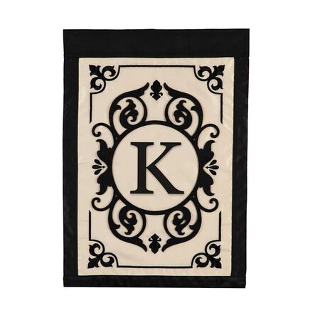 Monogram Garden Filigree Flag