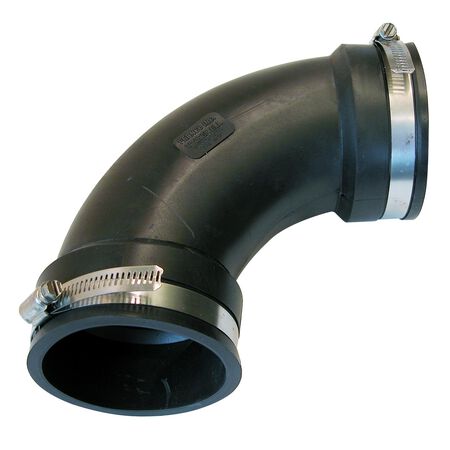 Fernco Schedule 40 3 in. Hub X 3 in. D Hub PVC Elbow 1 pk