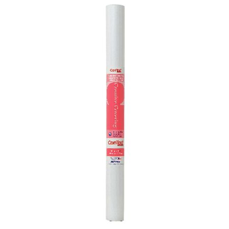 Con-Tact Creative Covering 9 ft. L X 18 in. W White Shelf Liner