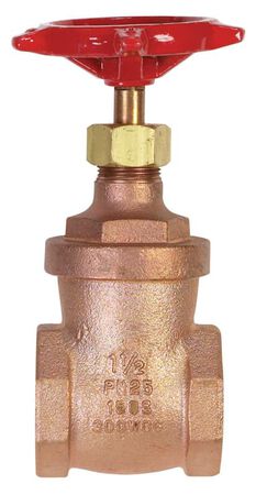 B&K ProLine 1-1/2 in. FIP Brass Gate Valve