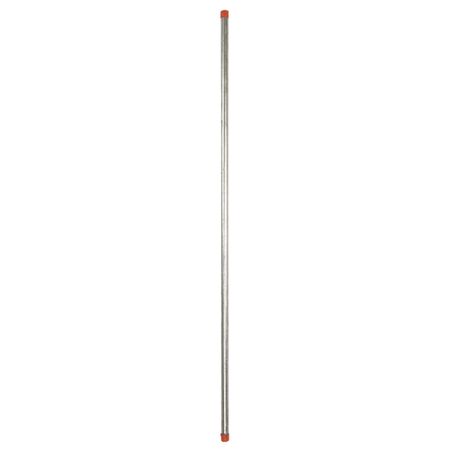 B&K Mueller 1/2 in. D X 48 in. L Galvanized Steel Pre-Cut Pipe