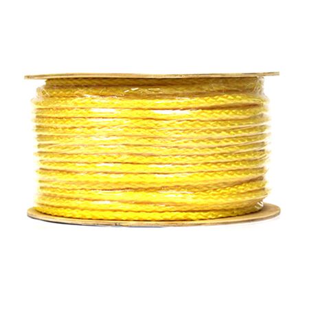 Wellington 1/2 in. Dia. x 250 ft. L Diamond Braided Poly Rope Yellow - Sold by the foot