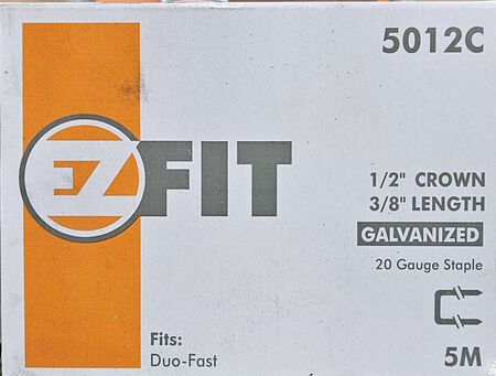 Staple EZ 20ga 1/2 Crown