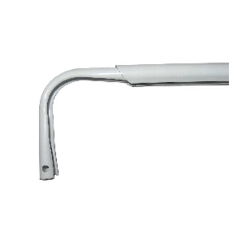 Kenney White Traditional/Transitional Curtain Rod 84 in. L X 120 in. L