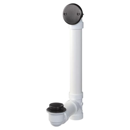 Keeney 1-1/2 in. D Oil Rubbed Bronze PVC Bath Drain