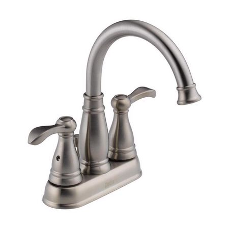 Delta Porter Brushed Nickel Bathroom Faucet 4 in.