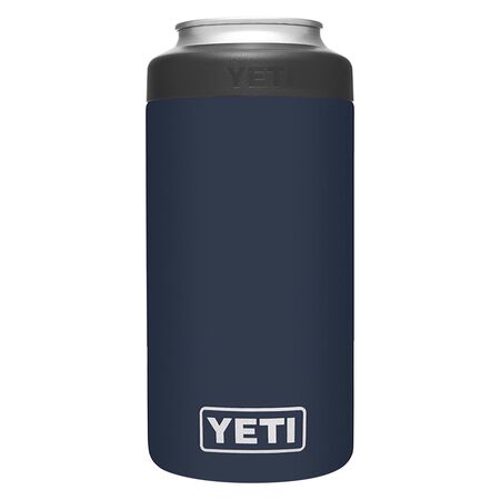 YETI Rambler 16 oz Colster Navy BPA Free Tall Can Insulator