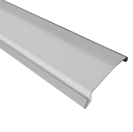 4.65" x 7.9791' Gray Vinyl Top Rail Skirting Trim