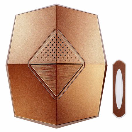 Heath Zenith Copper Copper Metal Wireless Door Chime Kit