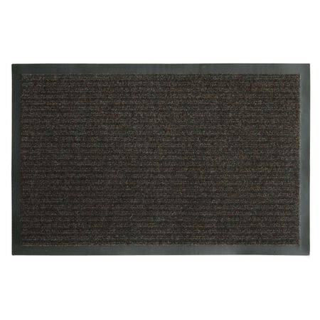 Sports Licensing Solutions Fanmats Ribbed Brown Polypropylene/Vinyl Nonslip Utility Mat 28in.