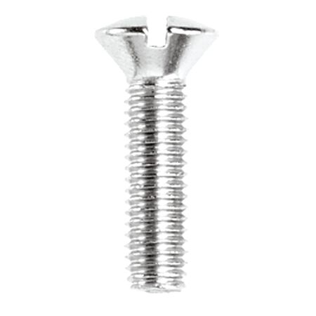 Danco No. 10-32 X 3/4 in. L Slotted Oval Head Chrome-Plated Brass Faucet Handle Screw 1 pk