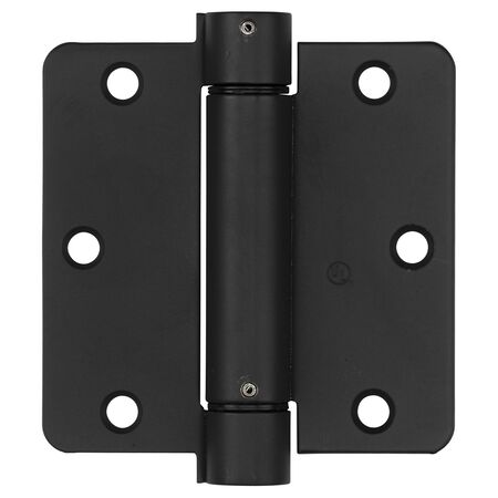 National Hardware 3-1/2 in. L Oil Rubbed Bronze Spring Hinge 1 pk