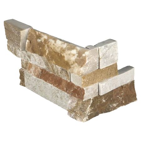 Golden White Corner " L" Panel 6x18