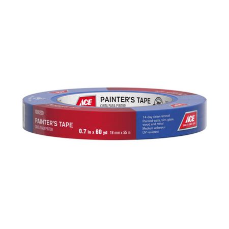 Ace Clean Release 0.7 in. W X 60 yd L Blue Medium Strength Painter's Tape 1 pk