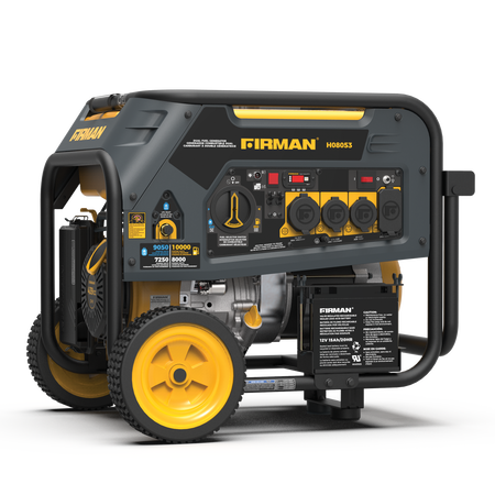 8000 GAS 7250 WATT 50A 120/240V ELECTRIC START GAS OR PROPANE DUAL FUEL PORTABLE GENERATOR CTEL CERTIFIED