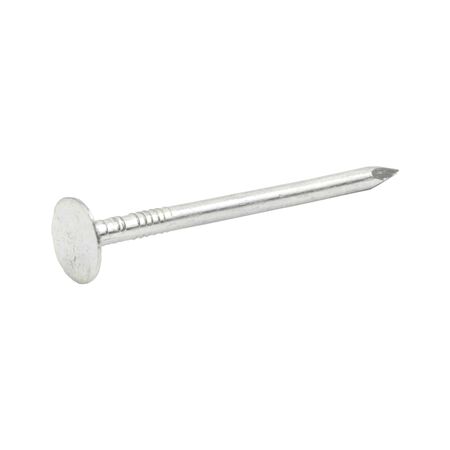 Grip-Rite 2-1/2 in. Roofing Electro-Galvanized Steel Nail Flat Head 5 lb 570 pk